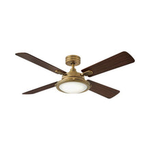 Load image into Gallery viewer, Collier LED Ceiling Fan in Heritage Brass.