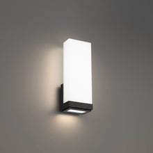 Load image into Gallery viewer, Coltrane LED Wall Light in Black (2700K).