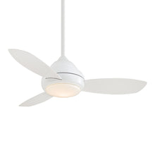 Load image into Gallery viewer, Concept I LED Ceiling Fan in White/Small.