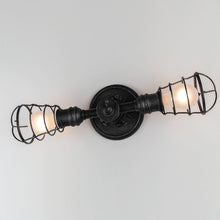 Load image into Gallery viewer, Conduit Double Wall Light in Detail.