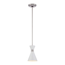 Load image into Gallery viewer, Conic Mini Pendant Light in Glitter Gloss White.