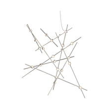 Load image into Gallery viewer, Constellation® Aquila Major LED Pendant Light in Satin Nickel/Clear.
