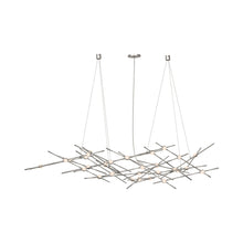 Load image into Gallery viewer, Constellation® Ursa Minor LED Pendant Light in Satin Nickel/White.