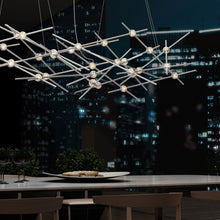 Load image into Gallery viewer, Constellation® Ursa Minor LED Pendant Light in dining room.