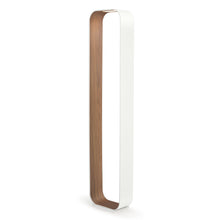 Load image into Gallery viewer, Contour LED Floor Lamp in White/Walnut.