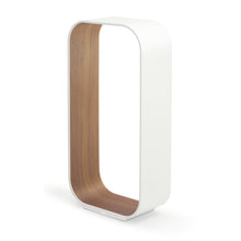 Load image into Gallery viewer, Contour LED Table Lamp in White/Walnut/Large.