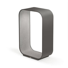 Load image into Gallery viewer, Contour LED Table Lamp in Graphite/Walnut/Small.