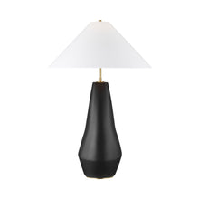 Load image into Gallery viewer, Contour LED Tall Table Lamp in Black and White.