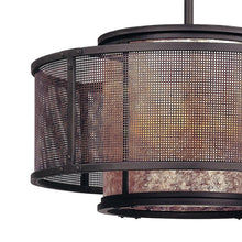 Load image into Gallery viewer, Copper Mountain Chandelier in Detail.
