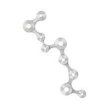 Load image into Gallery viewer, Coral Surface™ Luminaire LED Flush Mount Ceiling Light in Bright Satin Aluminum/3-Light.
