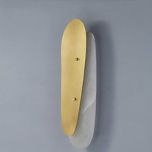 Load image into Gallery viewer, Aquamarine LED Wall Light in Detail.