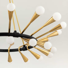 Load image into Gallery viewer, Aries Chandelier in Detail.