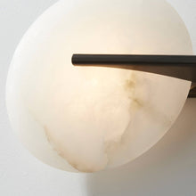 Load image into Gallery viewer, Asteria LED Wall Light in Detail.