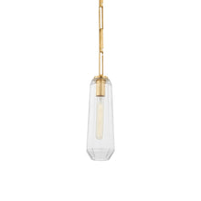 Load image into Gallery viewer, Copenhagen Pendant Light in Vintage Brass.