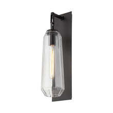 Load image into Gallery viewer, Copenhagen Wall Light in Black Brass (19.75-Inch).