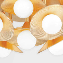 Load image into Gallery viewer, Emerald Semi Flush Mount Ceiling Light in Detail.