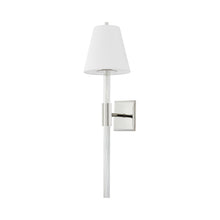 Load image into Gallery viewer, Martina Wall Light in Polished Nickel.