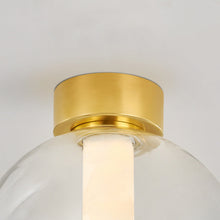Load image into Gallery viewer, Pietra LED Flush Mount Ceiling Light in Detail.