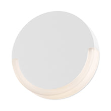 Load image into Gallery viewer, CRCL Outdoor LED Wall Light in Textured White.