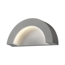 Load image into Gallery viewer, Crest Outdoor LED Wall Light in Textured Gray.