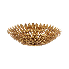 Load image into Gallery viewer, Broche Semi Flush Mount Ceiling Light in Antique Gold (6-Light).