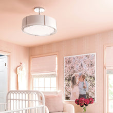 Load image into Gallery viewer, Fulton Semi Flush Mount Ceiling Light in living room.