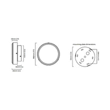 Load image into Gallery viewer, Anvers LED Ceiling / Wall Flush Mount Ceiling Light in Detail.