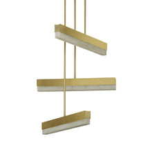 Load image into Gallery viewer, Artes LED Pendant Light in Satin Brass (24-Inch).