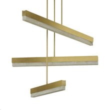 Load image into Gallery viewer, Artes LED Pendant Light in Satin Brass (46.9-Inch).