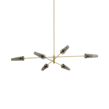 Load image into Gallery viewer, Axis Pendant Light in Satin Brass (Large).