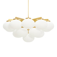 Load image into Gallery viewer, Cloudesley Chandelier in Satin Brass (Large).