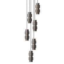 Load image into Gallery viewer, Cluster LED Pendant Light in Round/Bronze (6-Light).