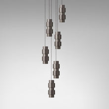 Load image into Gallery viewer, Cluster LED Pendant Light in Detail.