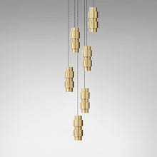 Load image into Gallery viewer, Cluster LED Pendant Light in Detail.