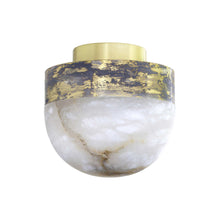 Load image into Gallery viewer, Lucid LED Flush Mount Ceiling Light in Oxidized Silvered Brass (Small).