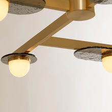 Load image into Gallery viewer, Modulo Grid Linear LED Pendant Light in Detail.