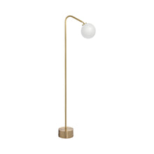 Load image into Gallery viewer, Oscar Floor Lamp in Satin Brass.