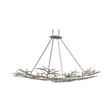 Load image into Gallery viewer, Rainforest Chandelier in Silver Leaf (Large).