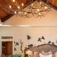Load image into Gallery viewer, Rainforest Chandelier in Bedroom.