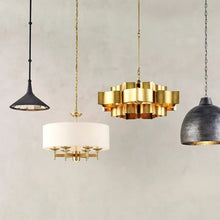 Load image into Gallery viewer, Grand Lotus Chandelier in Detail.