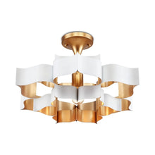 Load image into Gallery viewer, Grand Lotus Chandelier in Detail.