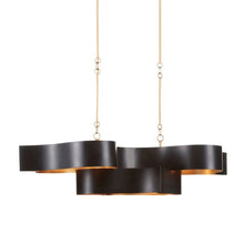 Load image into Gallery viewer, Grand Lotus Linear Pendant Light in Detail.
