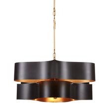 Load image into Gallery viewer, Grand Lotus Linear Pendant Light in Detail.
