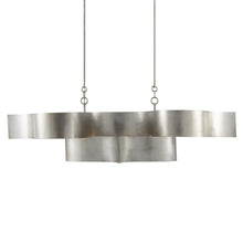 Load image into Gallery viewer, Grand Lotus Linear Pendant Light in Detail.