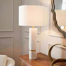 Load image into Gallery viewer, Archer Table Lamp in living room.