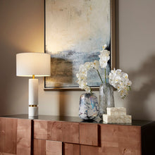 Load image into Gallery viewer, Archer Table Lamp in living room.