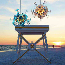 Load image into Gallery viewer, Avi Pendant Light in outsite area.