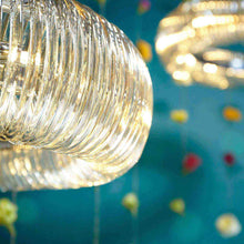 Load image into Gallery viewer, Beaming Around Pendant Light in Detail.