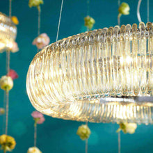 Load image into Gallery viewer, Beaming Around Pendant Light in Detail.