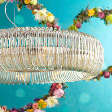 Load image into Gallery viewer, Beaming Around Pendant Light in Detail.